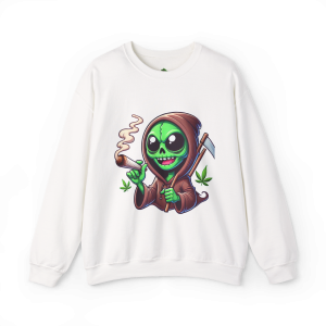 Stoner Reaper Alien Crewneck Sweatshirt